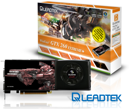 Reinforce the graphics performance -- Leadtek WinFast GTX260 EXTREME+